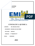 Cinética química: factores que afectan la velocidad de reacción