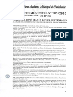 Reglamentación técnica de lotes y edificaciones en Cochabamba