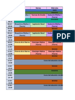 Horario Clase