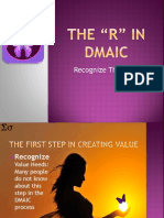 The R in Dmaic