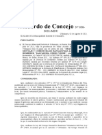 ACUERDO DE CONCEJO #38-2021, Acuerdo de Concejo de Apoyo (Sesion13) 1