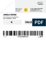 Jungle Cruise Ticket