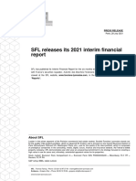 SFL 2021 interim financial report released