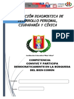 Evaluacion de Diagnostico DPCC Convive y Participa Democraticamente en La Busqueda Del Bien Comun