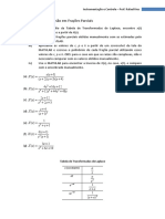 Exercício - Expansão em Frações Parciais