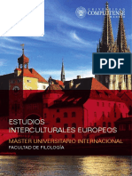 Estudios Interculturales Europeos: Máster Universitario Internacional