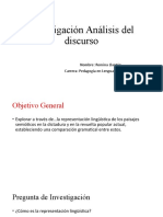 Investigación Análisis del discurso