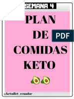 Keto Diet Semana 4