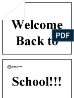 Back To School