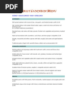 Log Cabin Inn Menu Salad Pizza