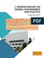 Public Opinion Report On Federal Government and Politics 2