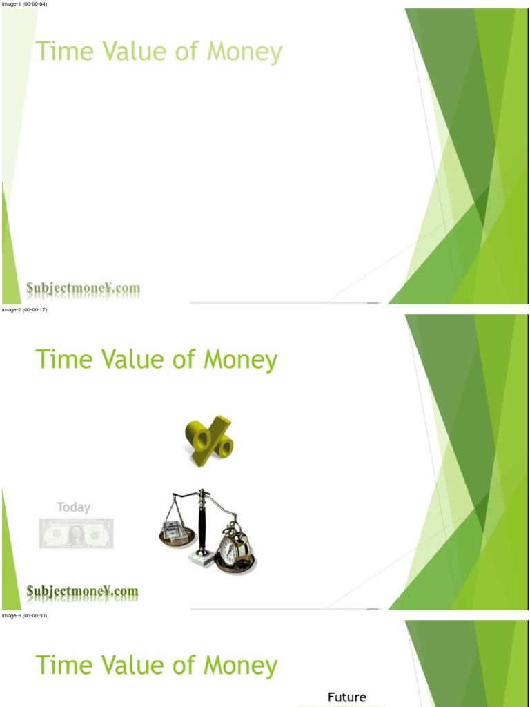 Time Value of Money TVM Lesson - Tutorial Future - Present Value ...