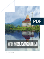Contoh Proposal Pembangunna Masjid
