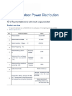 Air Scale Indoor Power Distribution Unit: 1U 9-Way DC Distributions With Inbuilt Surge Protection