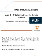 Contabilidade Tributária E Fiscal Aula 3 - Tributos Indiretos II e Outros Tributos