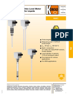 Capacitive Level Meter For Liquids: Measuring - Monitoring - Analysing