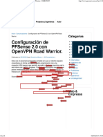 Configuración de PFSense 2.0 con OpenVPN Road Warrior