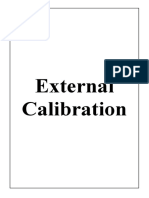 External Calibration Tracker