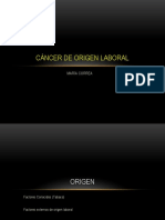 Cáncer de Origen Laboral