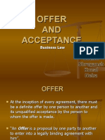 Offer & Acceptance