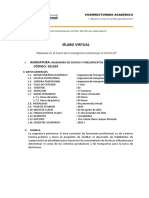 Sílabo Ingeniería de Costos y Presupuestos - Campos 2021