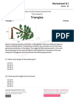 (Worksheet 6.1) - (Triangles)