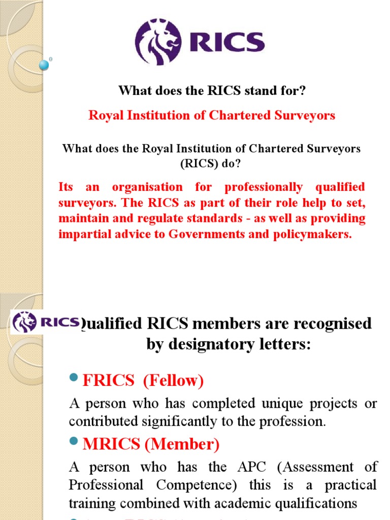 Understanding RICS Membership Levels | PDF | Business