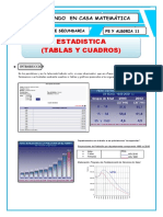 Tablas y Cuadros Estadisticos Tarea