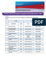 CEP 2021 Schedule