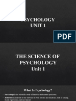 Psychology Unit 1