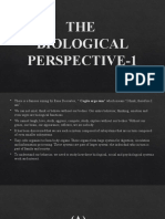 The Biological Perspective 1