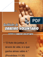 Qualidades Do Obreiro Voluntário