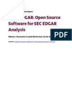 Openedgar: Open Source Software For Sec Edgar Analysis: Mit Computational Law Report