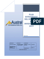 Plan Estrategico de Investigacion 2019