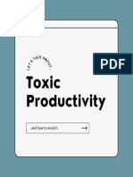 How I Got Over Toxic Productivity