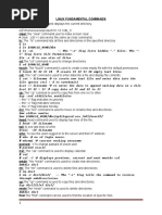 Unix Fundamental Commands