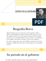 Alfredo Baldomir Historia