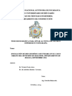 Universidad Nacional Autónoma de Nicaragua Recinto Universitario Rubén Darío Facultad de Ciencias E Ingeniería Departamento de Construcción