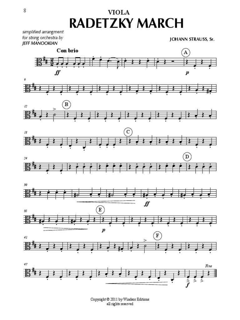 Radetzky Viola | PDF