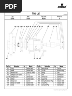 Parts List: Kewpump