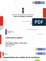 Aseguramiento de La Calidad en Métodos Microbiológicos