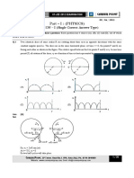 Part - I: (PHYSICS) : SECTION - I (Single Correct Answer Type)