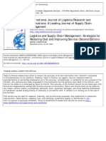 International Journal of Logistics Research and Applications: A Leading Journal of Supply Chain Management