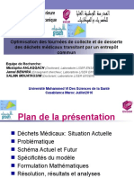 Optimisation Des Tournées de Collecte Et de Desserte Des Déchets Médicaux Transitant Par Un Entrepôt Commun