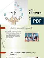 Rol Docente - Vocacion