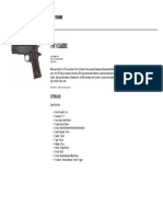 1911 Classic Spec Sheet