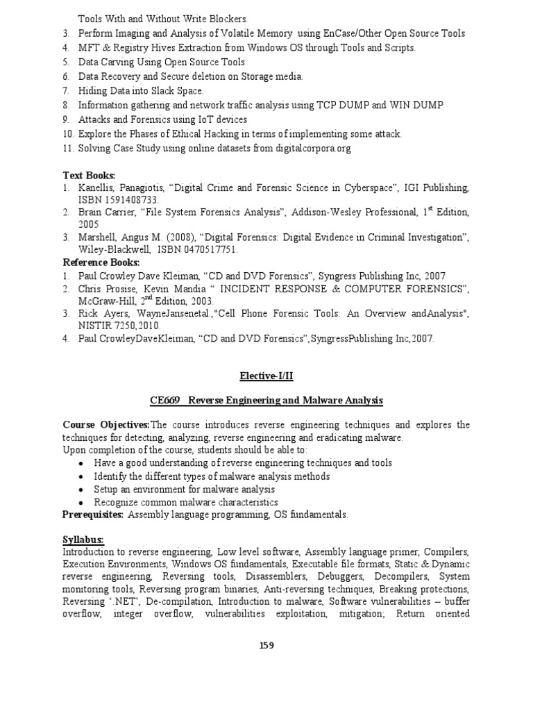 Reverse Engineering Course Syllabus | PDF | Wireless Lan | Computer Network