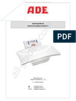 Operating Manual for Electronical Babyscale M10614