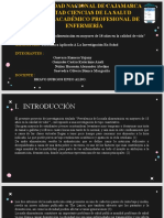 Prevalencia de La Mala Alimentación en Mayores de 18 Años en La Calidad de Vida