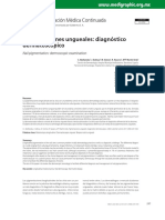 Pigmentaciones Ungueales: Diagnóstico Dermatoscópico: Educación Médica Continuada